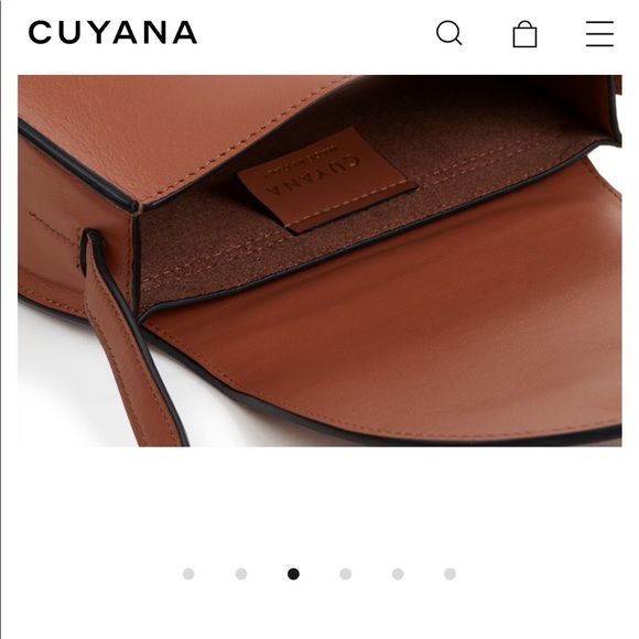 NEW 💝 CUYANA Mini Saddle Bag Caramel - Picture 11 of 16